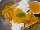 マンゴー・ワッフル(maruru cafe)