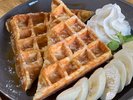 キャラメルバナナ・ワッフル(maruru cafe)