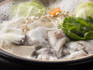 ふぐならではの独特の旨みをストレートにご堪能頂ける「てっちり鍋」≪料理イメージ≫