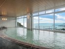 【8階展望大浴場】駿河湾を眺めながら天然温泉に浸かる贅沢を。