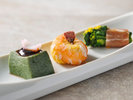 【季節の会席】春(2026年3月〜5月)前菜 旬菜三種盛り