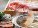 【極み/特別会席】春(2026年3月〜5月)台の物 御前崎産金目鯛しゃぶしゃぶ