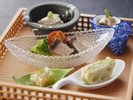 【極み/特別会席】夏(2026年6月〜8月)前菜 旬菜五種盛り