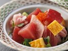 【土地の恵み会席】夏(2026年6月〜8月)食事 焼津マグロ丼