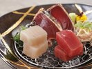 【季節の会席】秋(2026年9月〜11月)お造り 焼津ミナミマグロ等三種盛り
