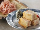 【季節の会席】秋(2026年9月〜11月)揚げ物 桜海老真丈パンはさみ揚げ