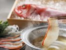 【土地の恵み会席】秋(2026年9月〜11月)台の物 御前崎産金目鯛のしゃぶしゃぶ