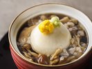 【土地の恵み会席】秋(2026年9月〜11月)蒸し物 里芋揚げ万頭