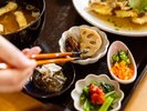 色彩豊かな小鉢ももちろん手作り