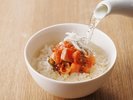 【朝食】北海道スープのだし茶漬け