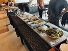 朝食ブッフェ サラダ卓
