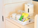全客室にティーセットをご用意。寛ぎのひと時をお愉しみ下さい