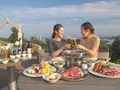 【夏期限定】瀬戸内の島々と瀬戸大橋を一望にBBQを愉しむ ※写真は一例です