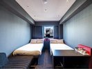 ツインルーム、Serta社製110cm幅のベッド