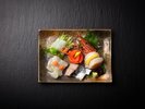 夕食グレードアップお造り一例