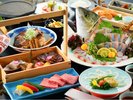おおいた和牛と黒潮シマアジの姿造り会席(4月〜9月)