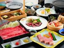 お肉好き必見!A4等級以上のおおいた和牛を使用した「おおいた和牛三昧会席」です。