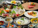 【最高級ランク-葵会席(Aoi)-冬イメージ】高級食材の饗宴<伊勢海老・アコウ姿盛り×シャトーブリアン>