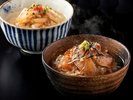 唐津名物「朝からつ茶漬け」鯛や烏賊やカンパチの刺身を特製漬けダレにからめたお茶漬けです。海鮮丼でも◎