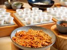 和食を中心としたビュッフェスタイル朝食