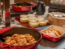 和食を中心としたビュッフェスタイル朝食