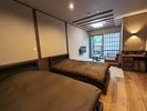 502_天然温泉付和洋室ツイン(電動ベッド)