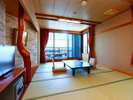 「海が見える和室(バス・トイレ付)」206号室