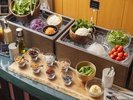 【朝食】ハーフビュッフェコーナー/サラダ