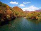 龍王峡・小網ダムからの風景