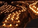 栃木県のかまくら祭り 幻想的な冬の風物詩です。