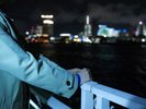 屋形船「濱進」デッキに出てみなとみらいの夜景をお楽しみいただけます。