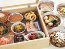 【朝食バイキング】朝からもつ煮やおっ切り込みなど郷土料理を楽しむ