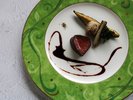 【フレンチコース】鹿ロース炭火焼き ソースグランヴヌール