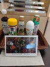 朝食会場のホテルスタッフ厳選ドレッシングコーナー