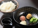 【朝食】ネバネバ食材をまとめた”花手毬” ※イメージ