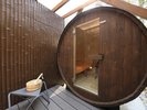 <本館サウナ露天風呂付洋室ツイン>プライベートバレルサウナで”ととのい”を ※イメージ
