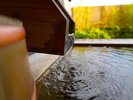 特室巽亭 月・花滞在中ずっと自家源泉100%が注ぎます。ぜいたく!