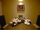 夕食 会食善 個室処処「萩の間」