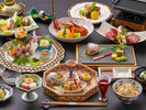 愛媛の厳選食材と季節の味覚の豪華コラボを愉しめる「極み会席」(イメージ一例)