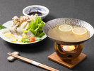 【期間限定】鯛は愛媛県は鯛の生産量日本一!鯛をレモンと旨味たっぷりの出汁に湯通ししてしゃぶしゃぶ♪