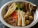 ■夕食一例|比内地鶏の旨味がたっぷり ※鍋は2人前