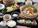 ■朝食一例|メインは料理長が食べやすくアレンジした秋田の伝統鍋料理『しょっつる鍋』※鍋は2人前