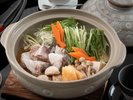■朝食一例|メインは料理長が食べやすくアレンジした秋田の伝統鍋料理『しょっつる鍋』※鍋は2人前