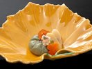 ■夕食一例|季節の先付 旬の地野菜など ※一例