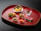 ■夕食一例|季節の前菜 ※一例