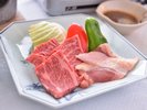 はちきん地鶏と土佐牛の食べ比べ!焼き立てでお召し上がり下さい