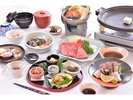 ◇◆土佐うまいもの厳選!◆◇ 鰹のたたき付土佐牛陶板焼き会席(一例)