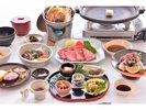 ◇◆土佐うまいもの厳選!◆◇ 鰹のたたき付土佐牛陶板焼き会席(一例)