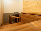 タイニーホテルの客室完全プライベートサウナ!好きな時間に好みの温度で存分に楽しめます。