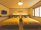 【森のデラックス231号室】定員は2名~4名様です。3名様以上の場合は別室にお布団を敷かせて頂きます。
